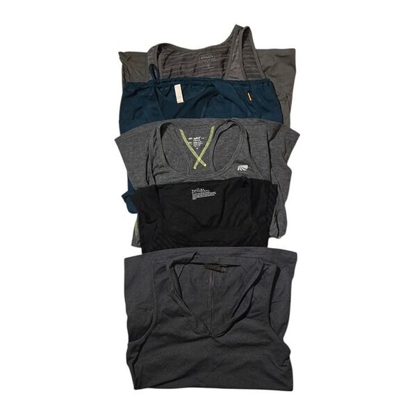 Women’s Athletic Tank Top Lot – 5 pcs (Athleta, Zella, RBX & Lucy) - Sm/Med - Picture 2 of 10